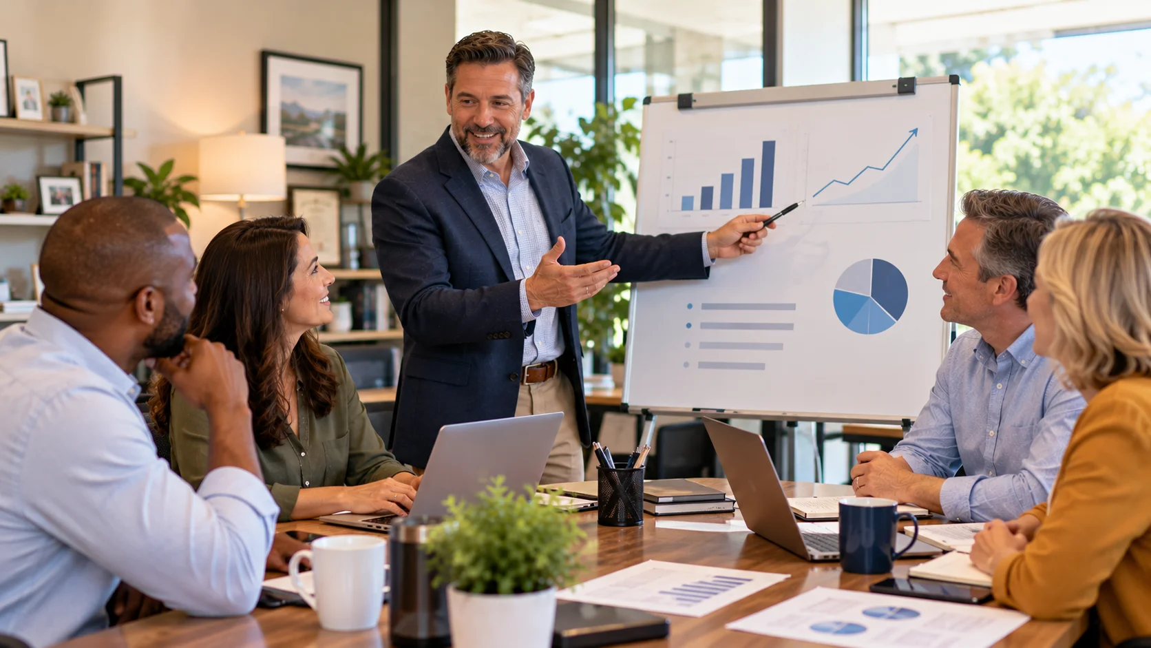 Independent life insurance agents collaborating on client education, digital tools, and business growth.